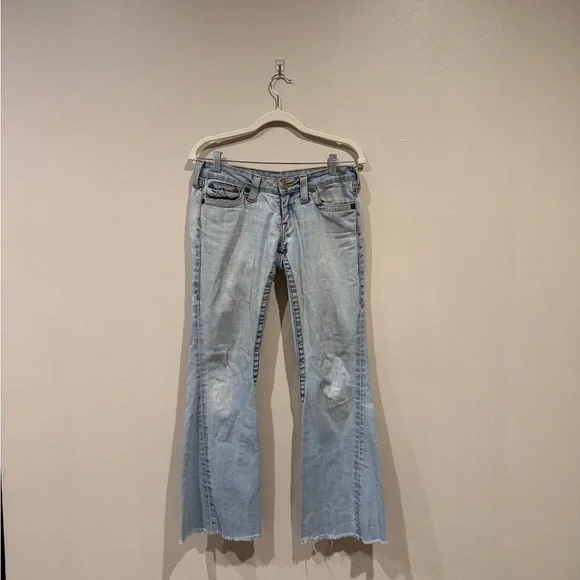 True Religion Light Blue Denim Jeans - Picture 2 of 5